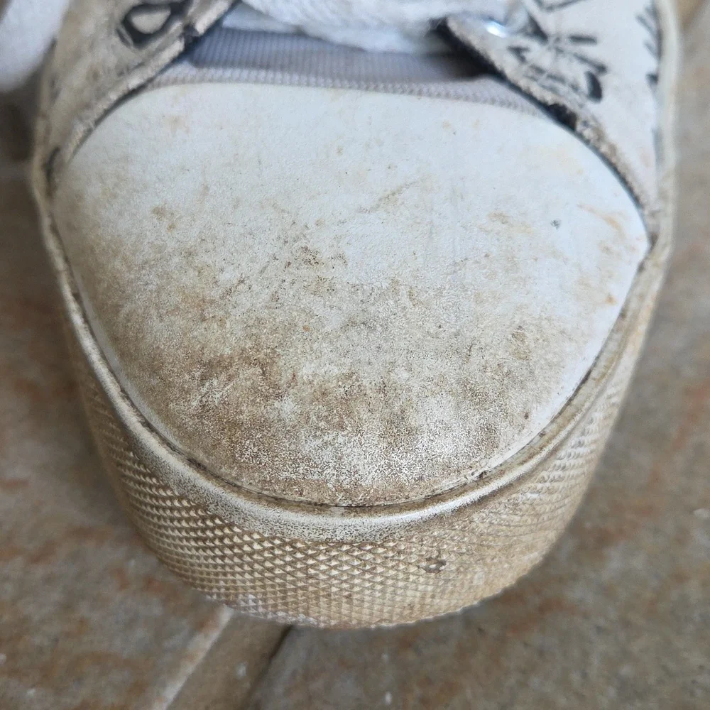 Converse Not Chuck Graphic High-Top Sneakers Thrashed Sz 9.5 - Picture 4 of 17